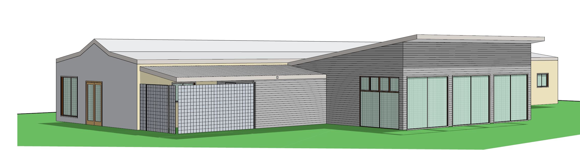 A proposed Annex to house the historic Cliff & Bunting Traction Engine recently conserved by Museums Victoria at Scienceworks.  It left this site in 2003.